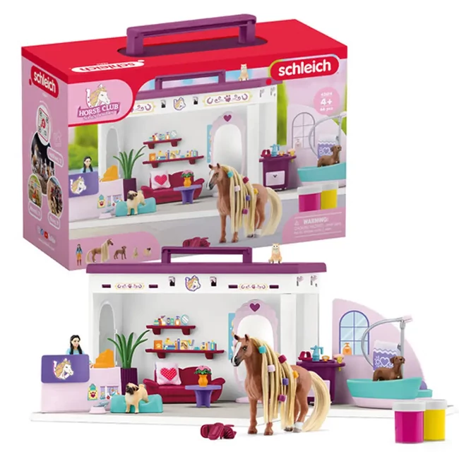 Schleich: Horse Club – Kedvenc szalon játékszett (42614)