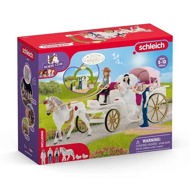 Schleich: Horse Club – Esküvői hintó szett (42641)