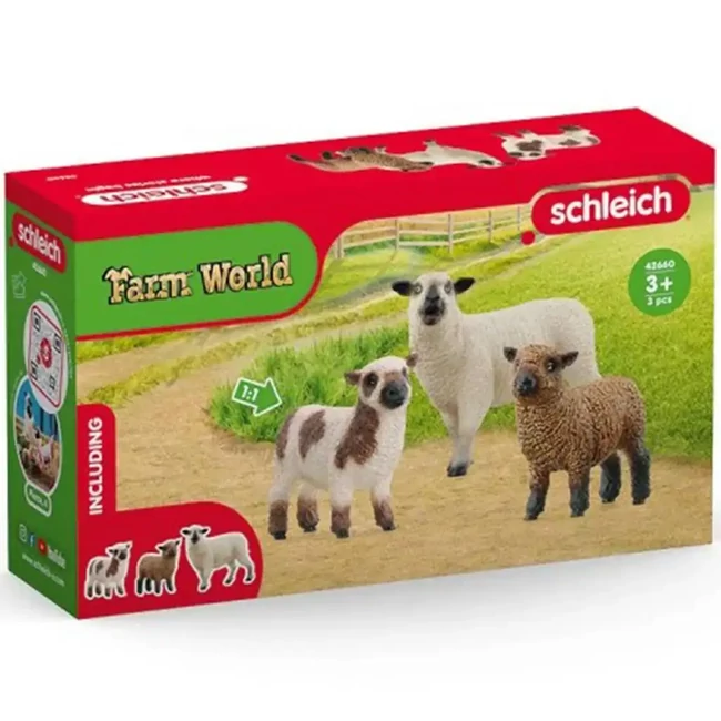 Schleich: Farm World – Bárány barátok figura szett (42660)