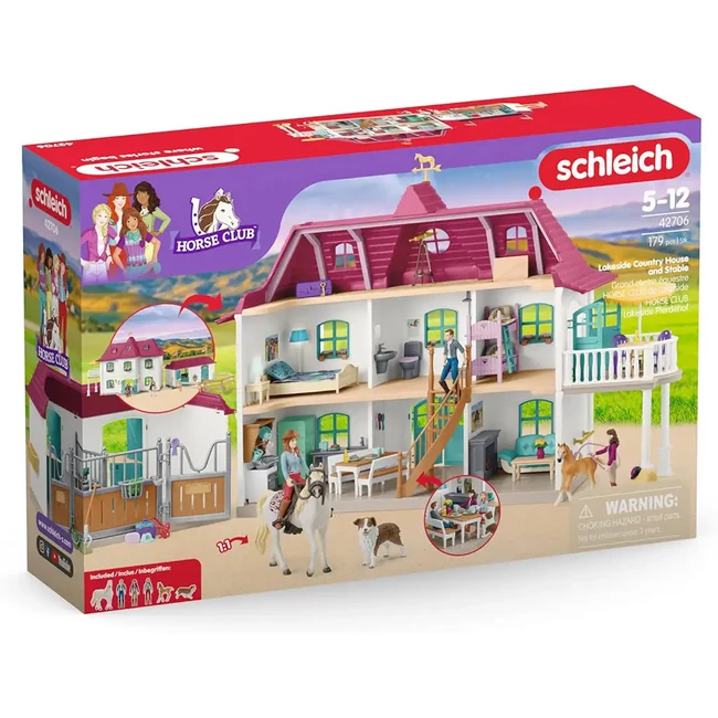 Schleich: Horse Club – Lakeside Lovarda játékszett (42706)