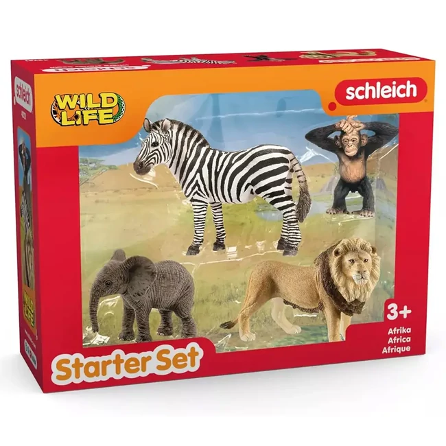 Schleich: Wild Life – Afrika állatai kezdő 4 db-os figura szett (42721)