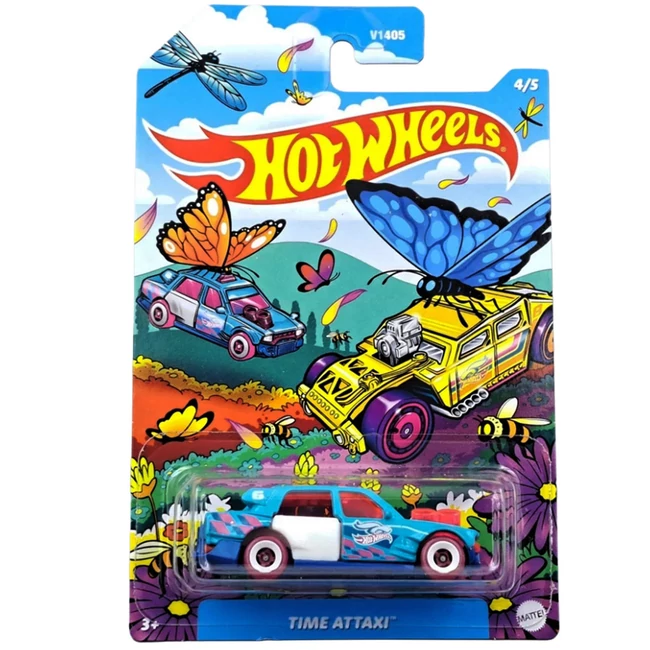 Hot Wheels Spring Series: Time Attaxi kisautó 1/64 – Mattel