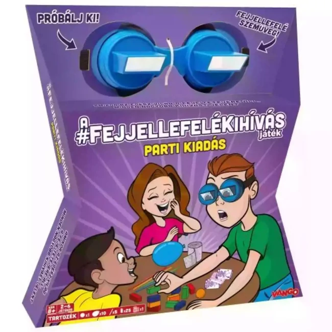 Fejjel lefelé kihívás társasjáték – Parti kiadás