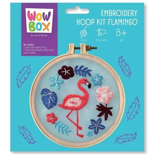 WowBox: Hímzőkészlet flamingó mintával