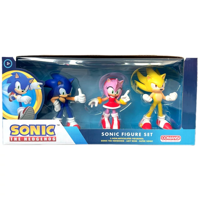 Sonic a sündisznó 3 db-os figura szett – Comansi