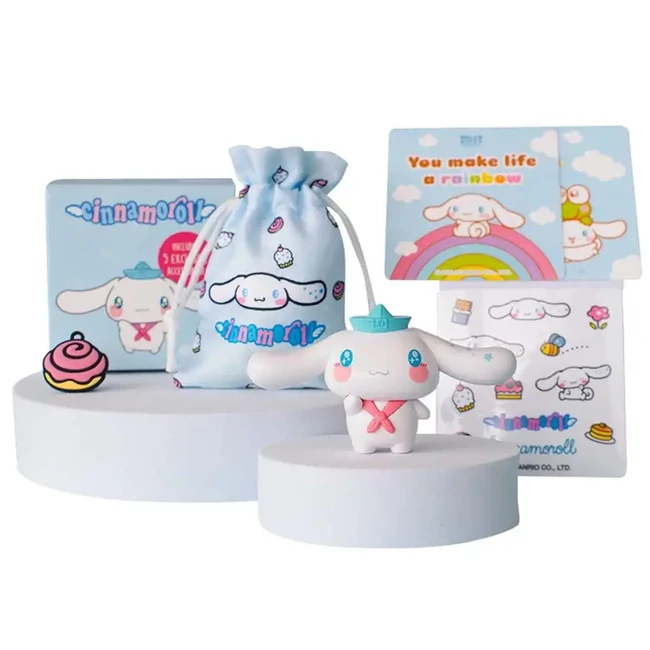 Hello Kitty: Cinnamoroll Figura Dobozban kiegészítőkkel 6 cm